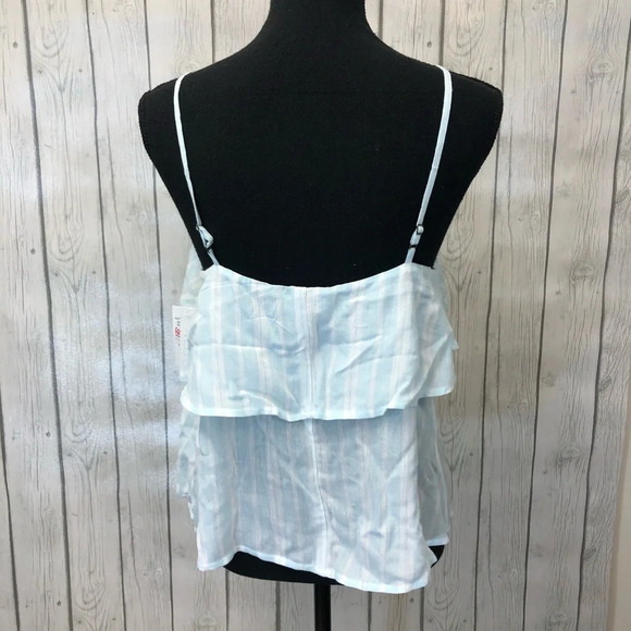 5/$20 Abound blue stripe tank top nwt s - Picture 2 of 5